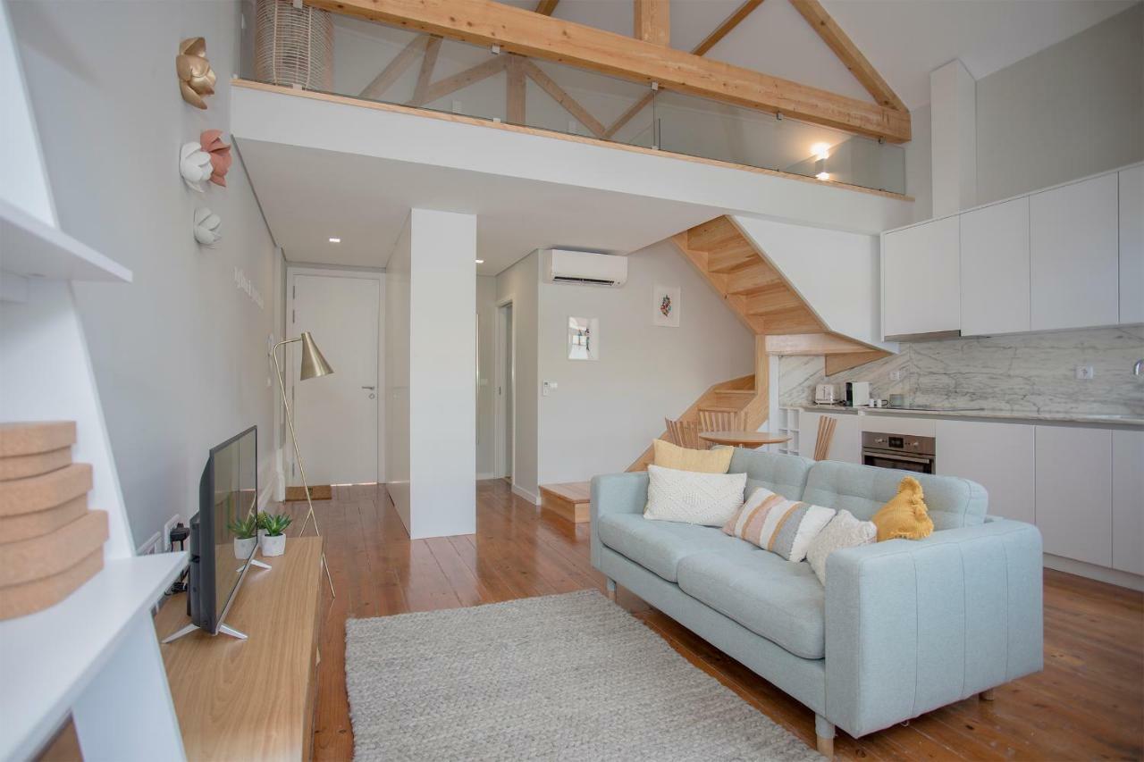 Liiiving In Porto - Santa Catarina Mezzanine Apartment Luaran gambar